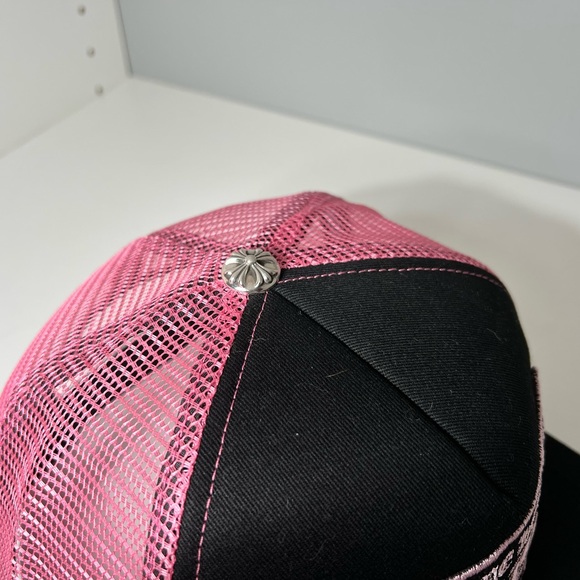 Chrome Hearts Trucker Hat - VIP EXCLUSIVE BLACK & PINK - Picture 7 of 16